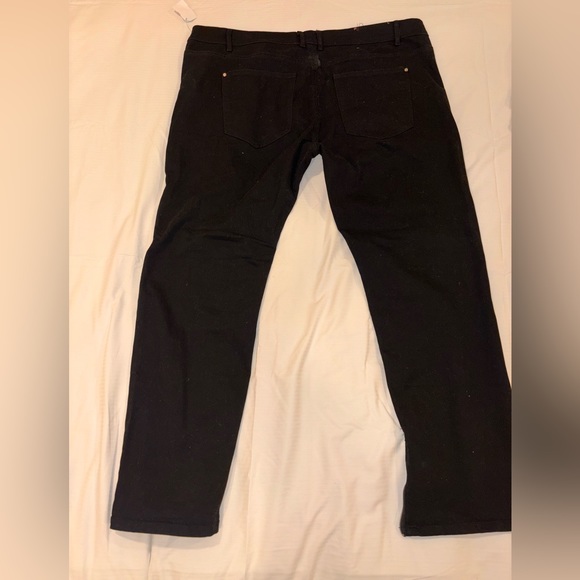 COPY - Black multi zippered nwot 38x32 means baggy zip ankle la flare Japanese … - Picture 8 of 16